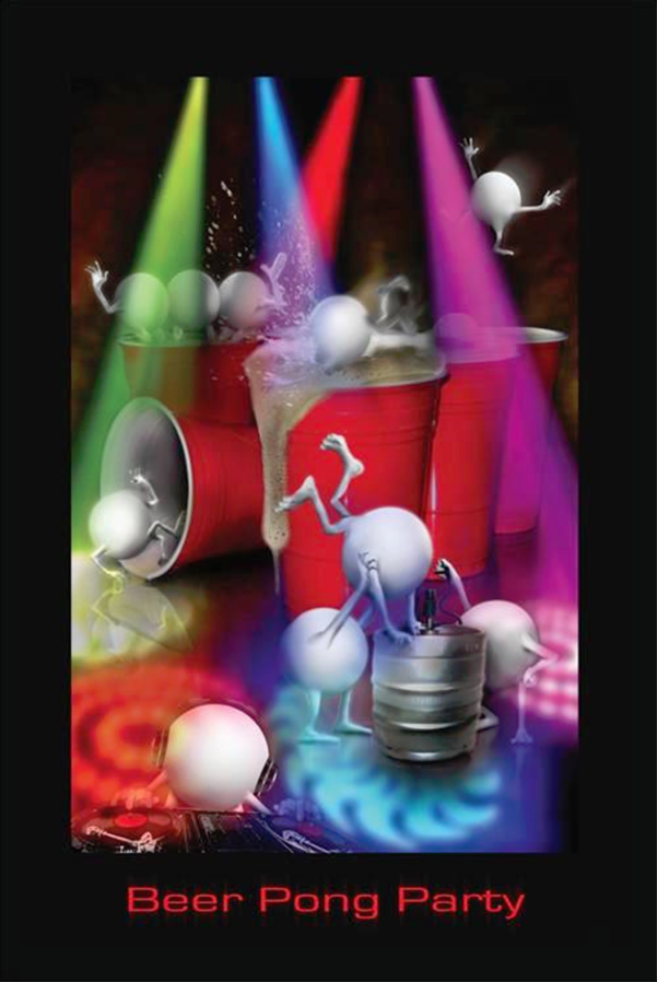 Beer Pong Party Poster - TshirtNow.net