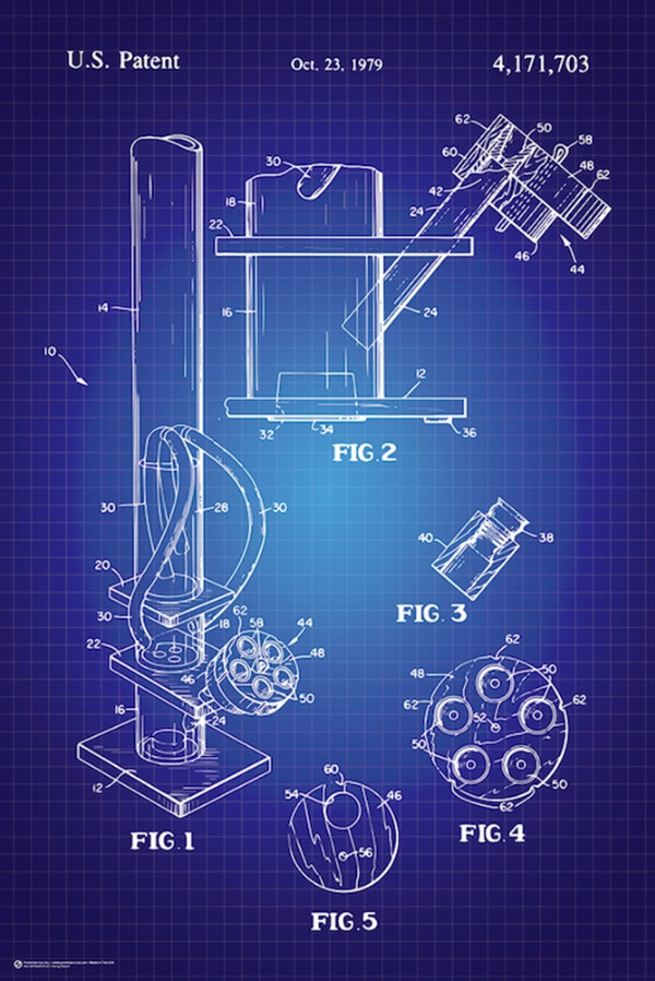 Bong Blueprint Poster - TshirtNow.net