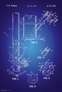 Thumbnail for Bong Blueprint Poster - TshirtNow.net