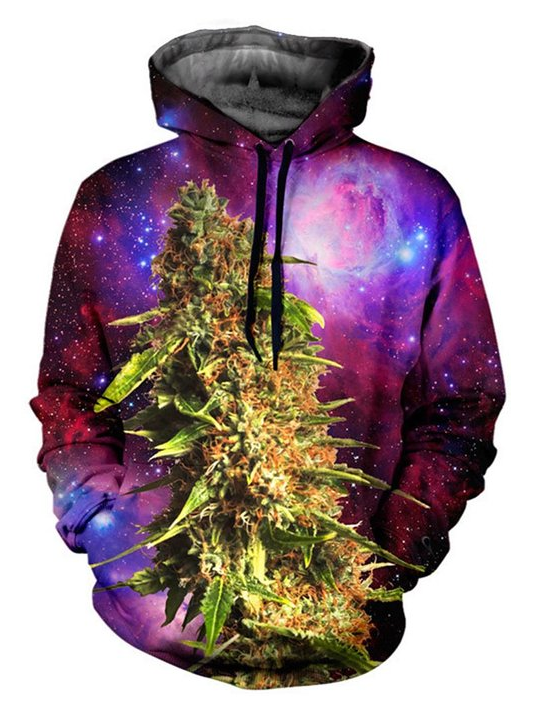 Space Bud Allover 3D Print Hoodie