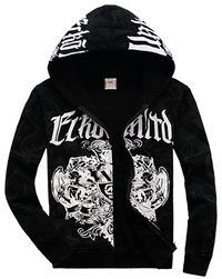Thumbnail for Black Allover 3D Print Hip Hop Hoodie