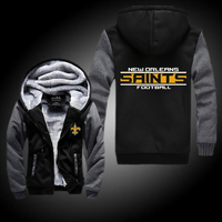 Thumbnail for NFL NEW ORLEANS SAINTS THICK FLEECE JACKET