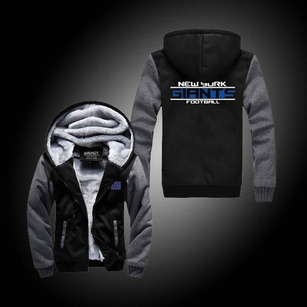 NFL NEW YORK GIANTS THICK FLEECE JACKET