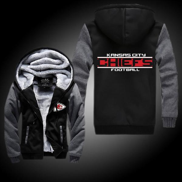 NFL KANSAS CITY CHIEFS THICK FLEECE JACKET