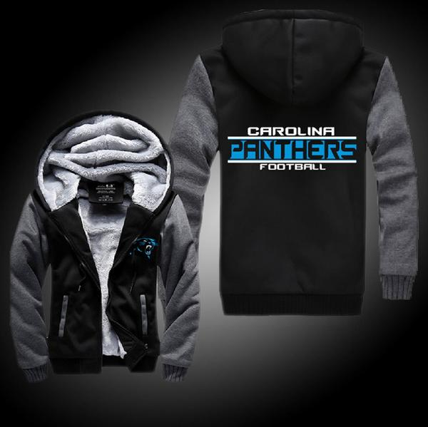 NFL CAROLINA PANTHERS THICK FLEECE JACKET