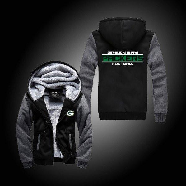NFL GREEN BAY PACKERS THICK FLEECE JACKET