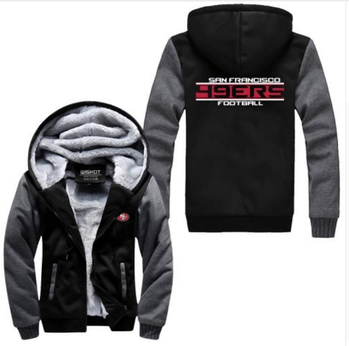 NFL SAN FRANCISCO 49ERS THICK FLEECE JACKET