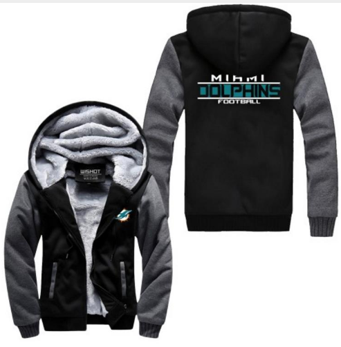 NFL MIAMI DOLPHINS THICK FLEECE JACKET