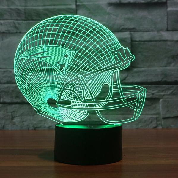NFL NEW ENGLAND PATRIOTS 3D LED LIGHT LAMP