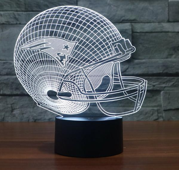 NFL NEW ENGLAND PATRIOTS 3D LED LIGHT LAMP