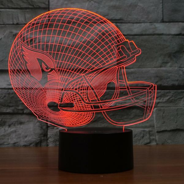 NFL ARIZONA CARDINALS 3D LED LIGHT LAMP