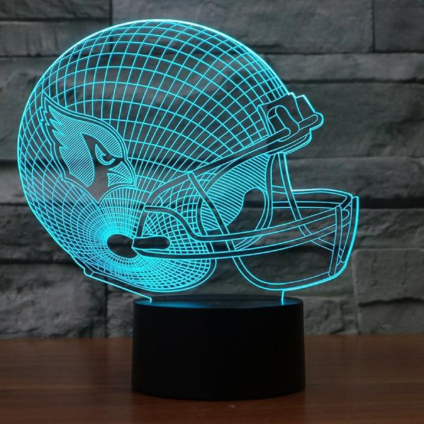 NFL ARIZONA CARDINALS 3D LED LIGHT LAMP