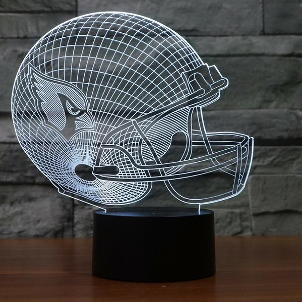 NFL ARIZONA CARDINALS 3D LED LIGHT LAMP