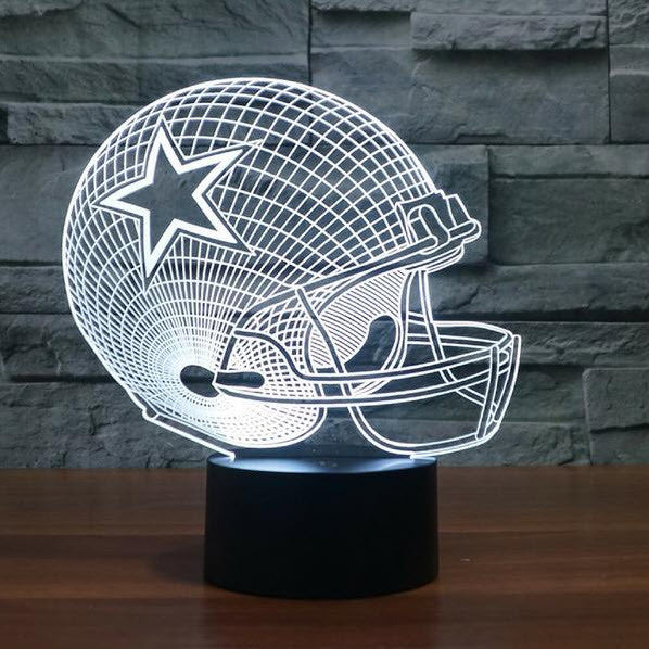 NFL DALLAS COWBOYS 3D LED LIGHT LAMP