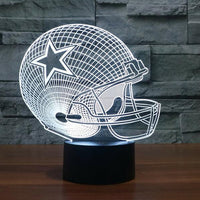 Thumbnail for NFL DALLAS COWBOYS 3D LED LIGHT LAMP