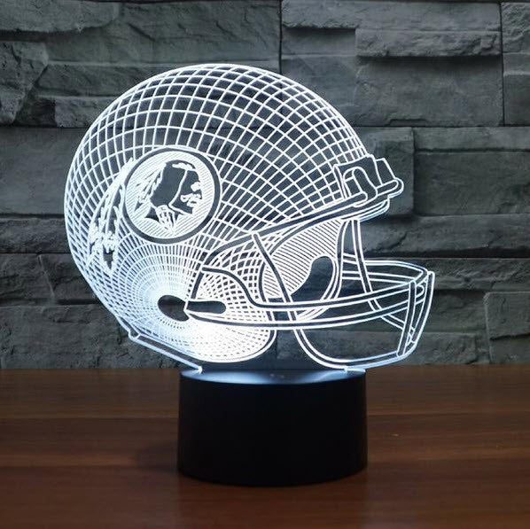 NFL WASHINGTON REDSKINS 3D LED LIGHT LAMP