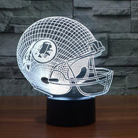 Thumbnail for NFL WASHINGTON REDSKINS 3D LED LIGHT LAMP