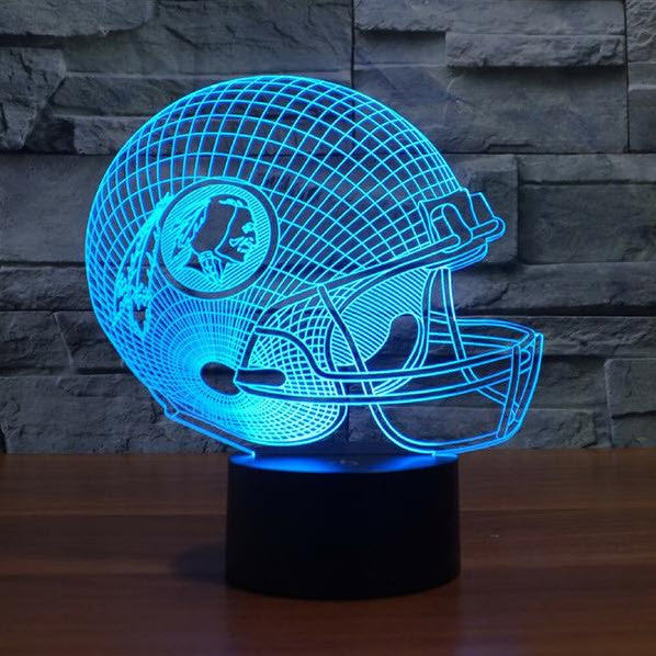 NFL WASHINGTON REDSKINS 3D LED LIGHT LAMP
