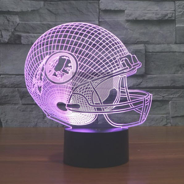 NFL WASHINGTON REDSKINS 3D LED LIGHT LAMP