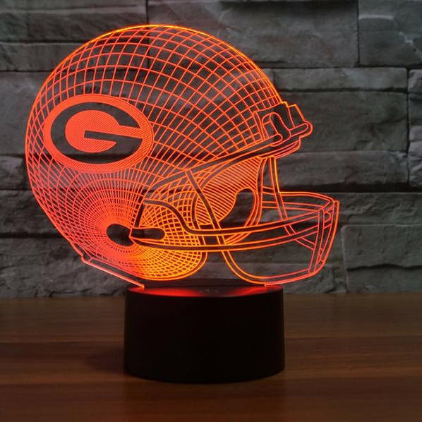 NFL GREEN BAY PACKERS 3D LED LIGHT LAMP