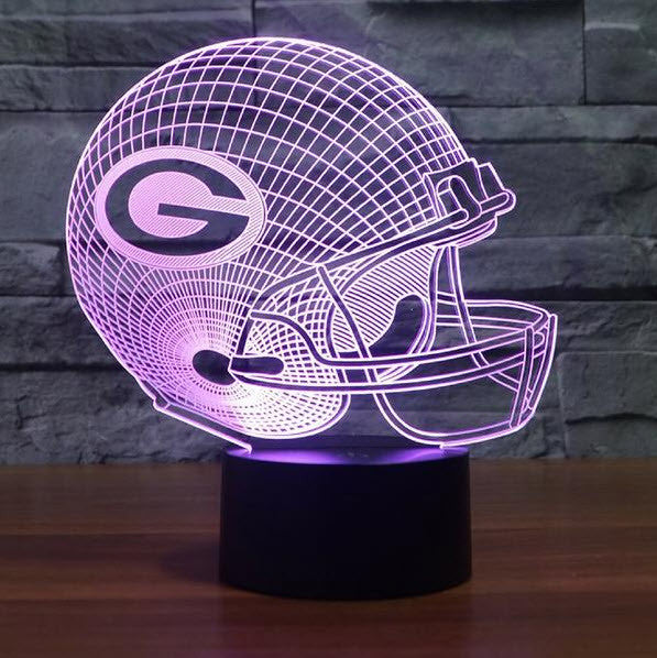 NFL GREEN BAY PACKERS 3D LED LIGHT LAMP