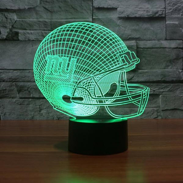 NFL NEW YORK GIANTS 3D LED LIGHT LAMP