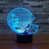 Thumbnail for NFL MINNESOTA VIKINGS 3D LED LIGHT LAMP