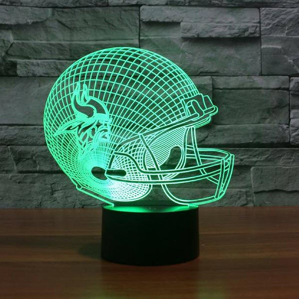 NFL MINNESOTA VIKINGS 3D LED LIGHT LAMP