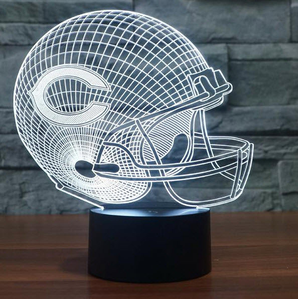 NFL CHICAGO BEARS 3D LED LIGHT LAMP