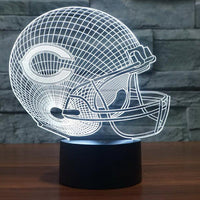 Thumbnail for NFL CHICAGO BEARS 3D LED LIGHT LAMP