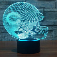 Thumbnail for NFL CHICAGO BEARS 3D LED LIGHT LAMP