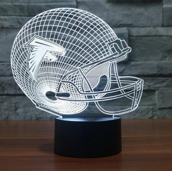 NFL ATLANTA FALCONS 3D LED LIGHT LAMP