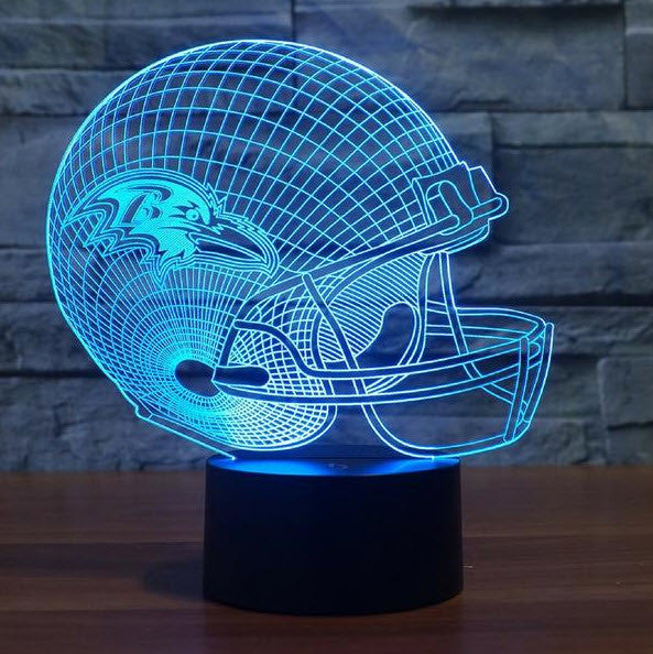 NFL BALTIMORE RAVENS 3D LED LIGHT LAMP