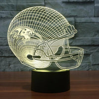 Thumbnail for NFL BALTIMORE RAVENS 3D LED LIGHT LAMP