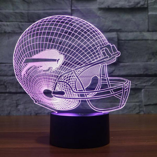 NFL BUFFALO BILLS 3D LED LIGHT LAMP