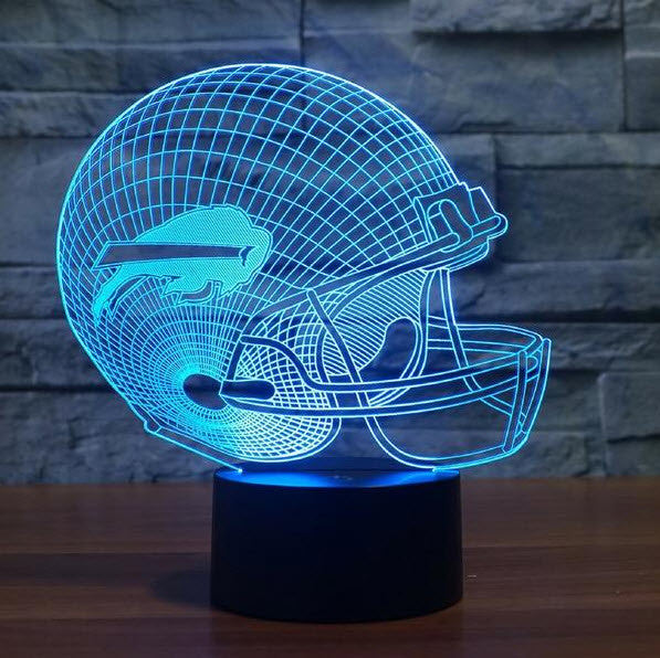 NFL BUFFALO BILLS 3D LED LIGHT LAMP