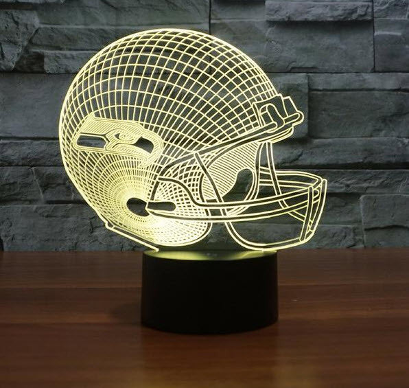 NFL SEATTLE SEAHAWKS 3D LED LIGHT LAMP