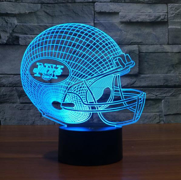 NFL NEW YORK JETS 3D LED LIGHT LAMP