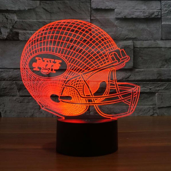 NFL NEW YORK JETS 3D LED LIGHT LAMP