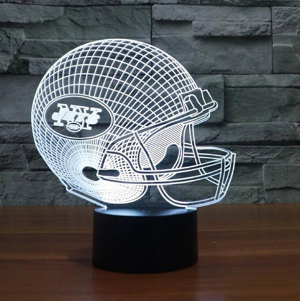 NFL NEW YORK JETS 3D LED LIGHT LAMP