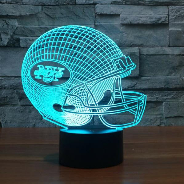 NFL NEW YORK JETS 3D LED LIGHT LAMP
