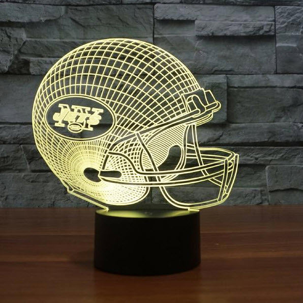 NFL NEW YORK JETS 3D LED LIGHT LAMP