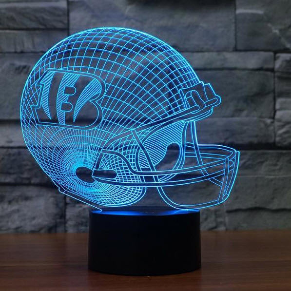 NFL CINCINNATI BENGALS 3D LED LIGHT LAMP