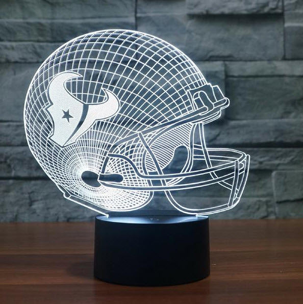 NFL HOUSTON TEXANS 3D LED LIGHT LAMP