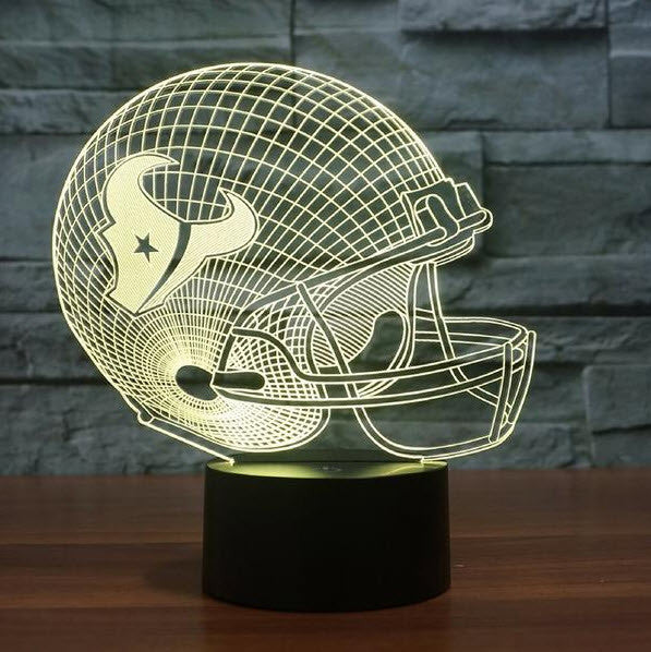 NFL HOUSTON TEXANS 3D LED LIGHT LAMP
