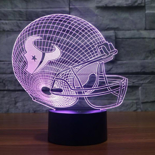 NFL HOUSTON TEXANS 3D LED LIGHT LAMP