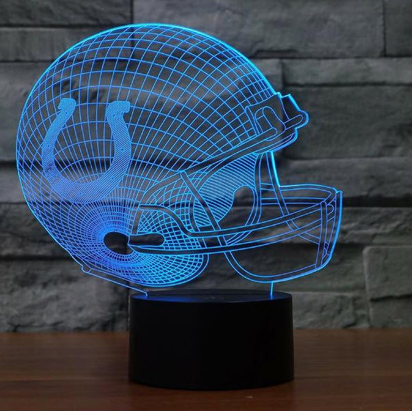 NFL INDIANAPOLIS COLTS 3D LED LIGHT LAMP