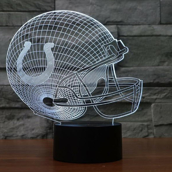 NFL INDIANAPOLIS COLTS 3D LED LIGHT LAMP