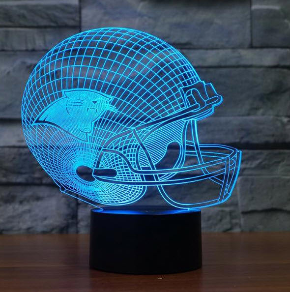 NFL CAROLINA PANTHERS 3D LED LIGHT LAMP