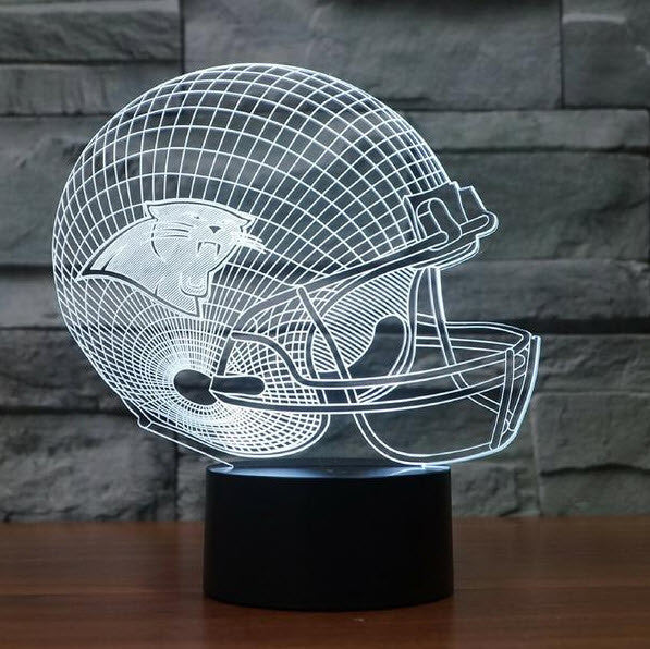 NFL CAROLINA PANTHERS 3D LED LIGHT LAMP